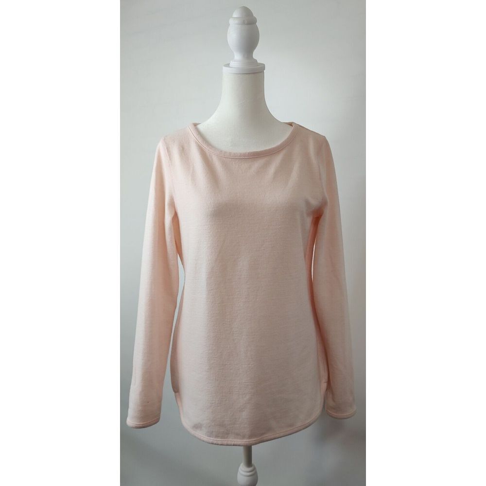 T by Talbots Sweatshirt T Lounge Womens Small Pullover Pink Sweater‎